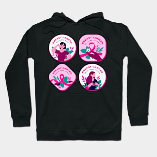 In October We Wear Pink Breast Cancer Awareness Survivor Hoodie